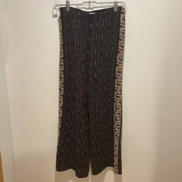 NWT Urban Outfitters Lurex Metallic Wide Leg Pants XS New Year’s Eve holiday - Picture 3 of 8